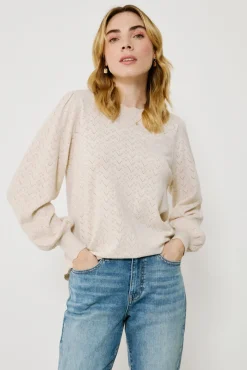 Jersey de punto pointelle