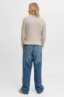 Jersey de punto trenzado