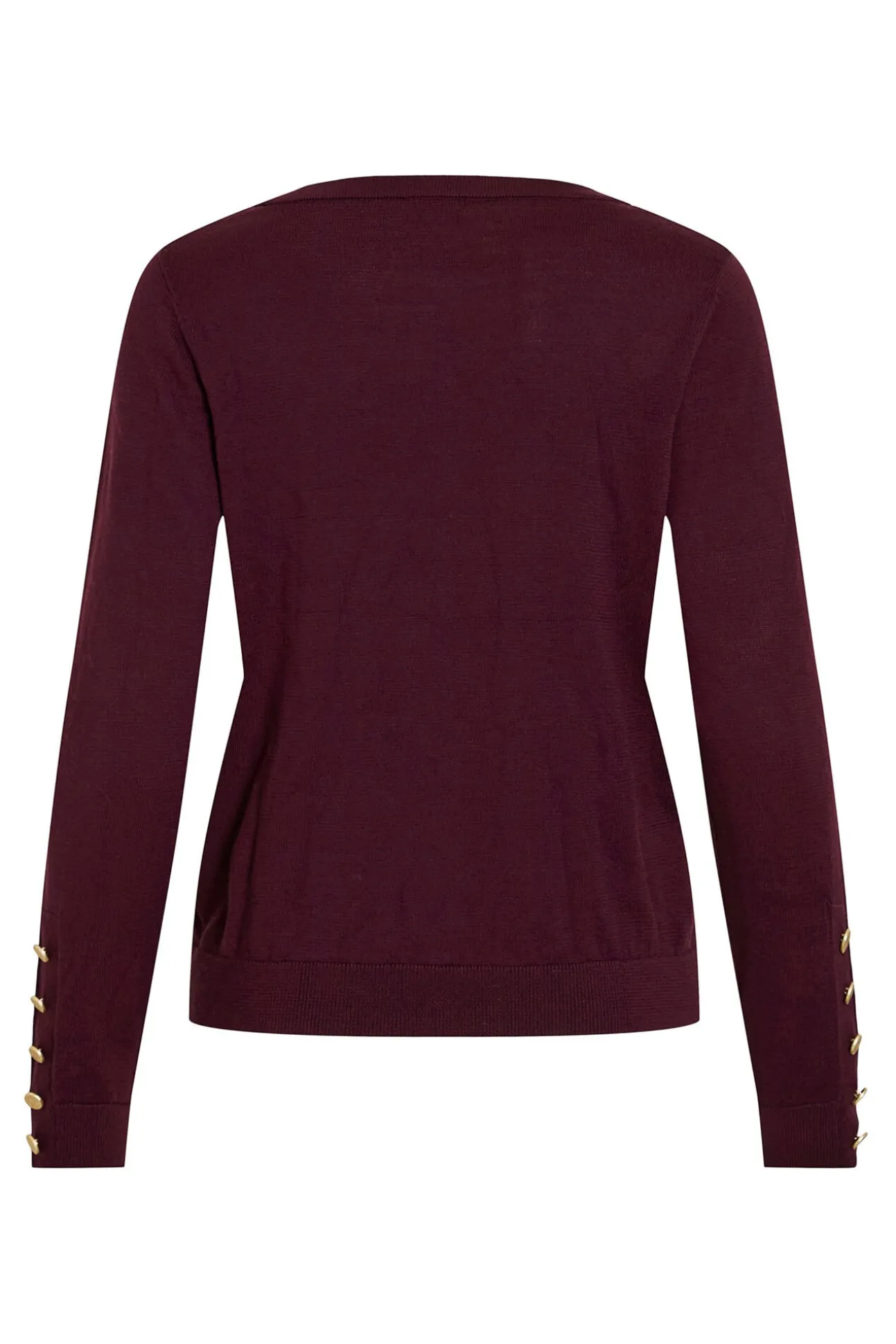 Jersey de viscosa con botones en los puños