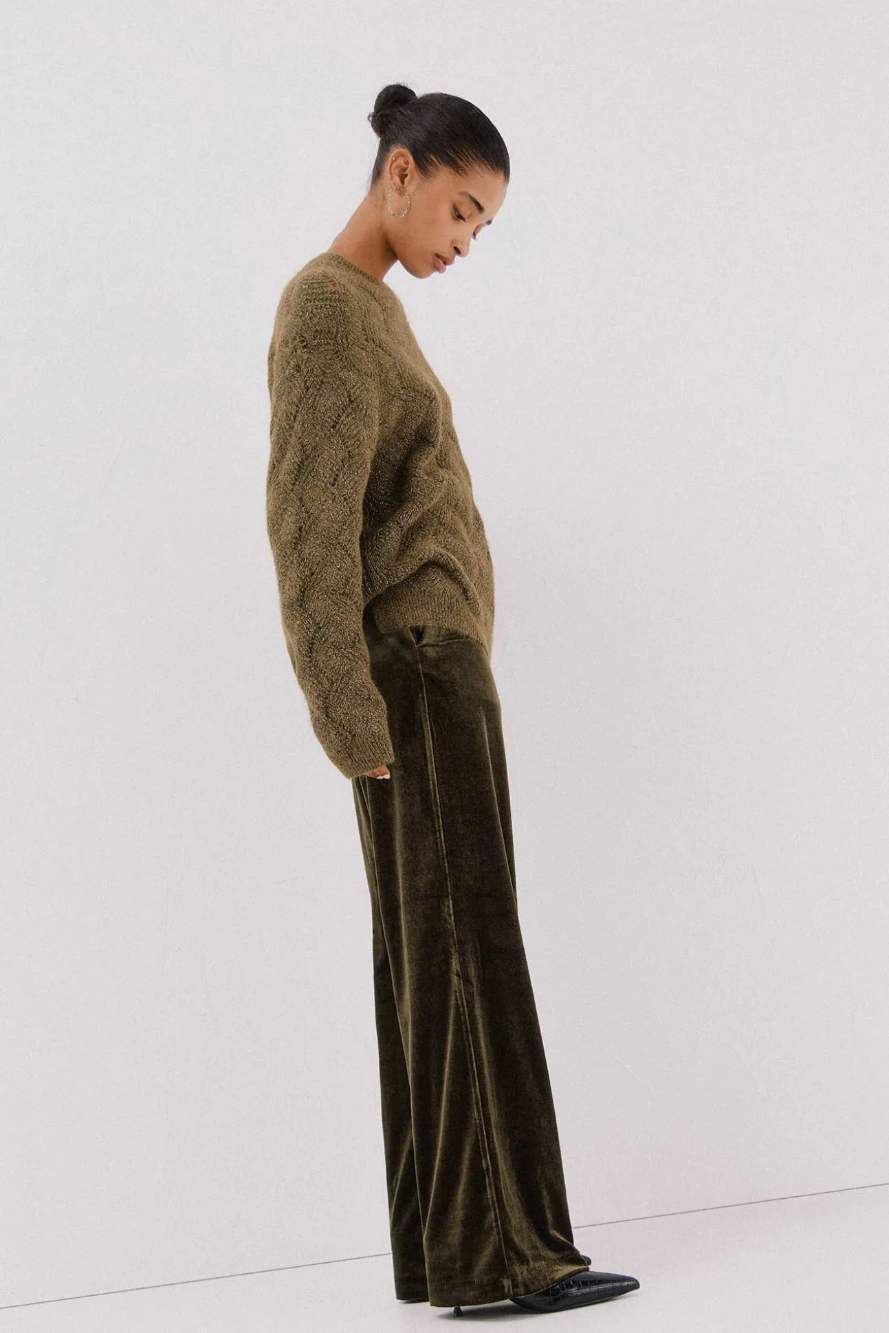 Jersey delantero lentejuelas.