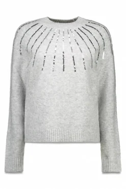 Jersey delantero lentejuelas.