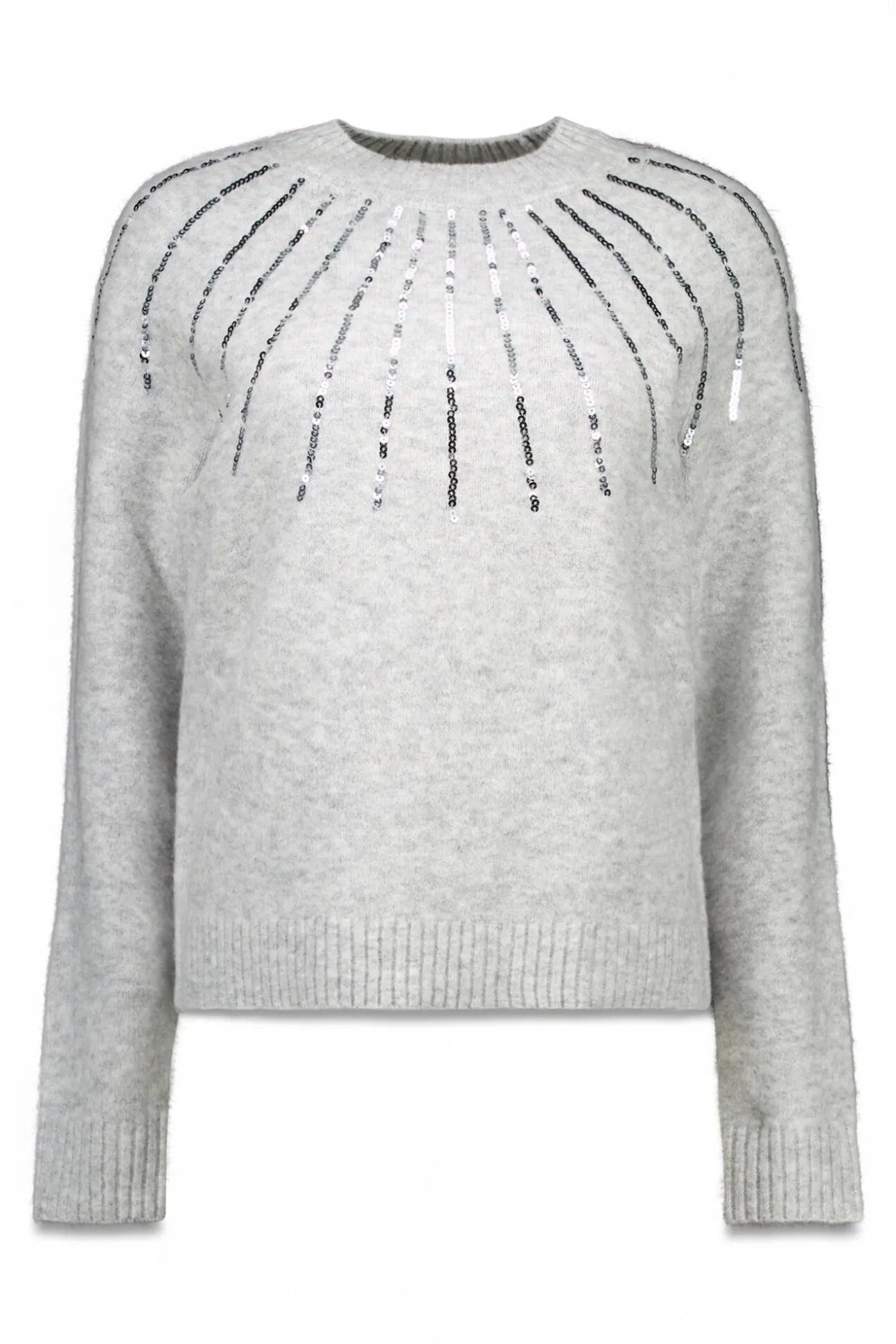 Jersey delantero lentejuelas.