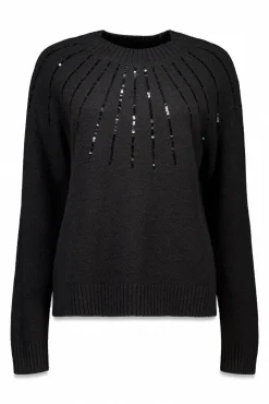 Jersey delantero lentejuelas.