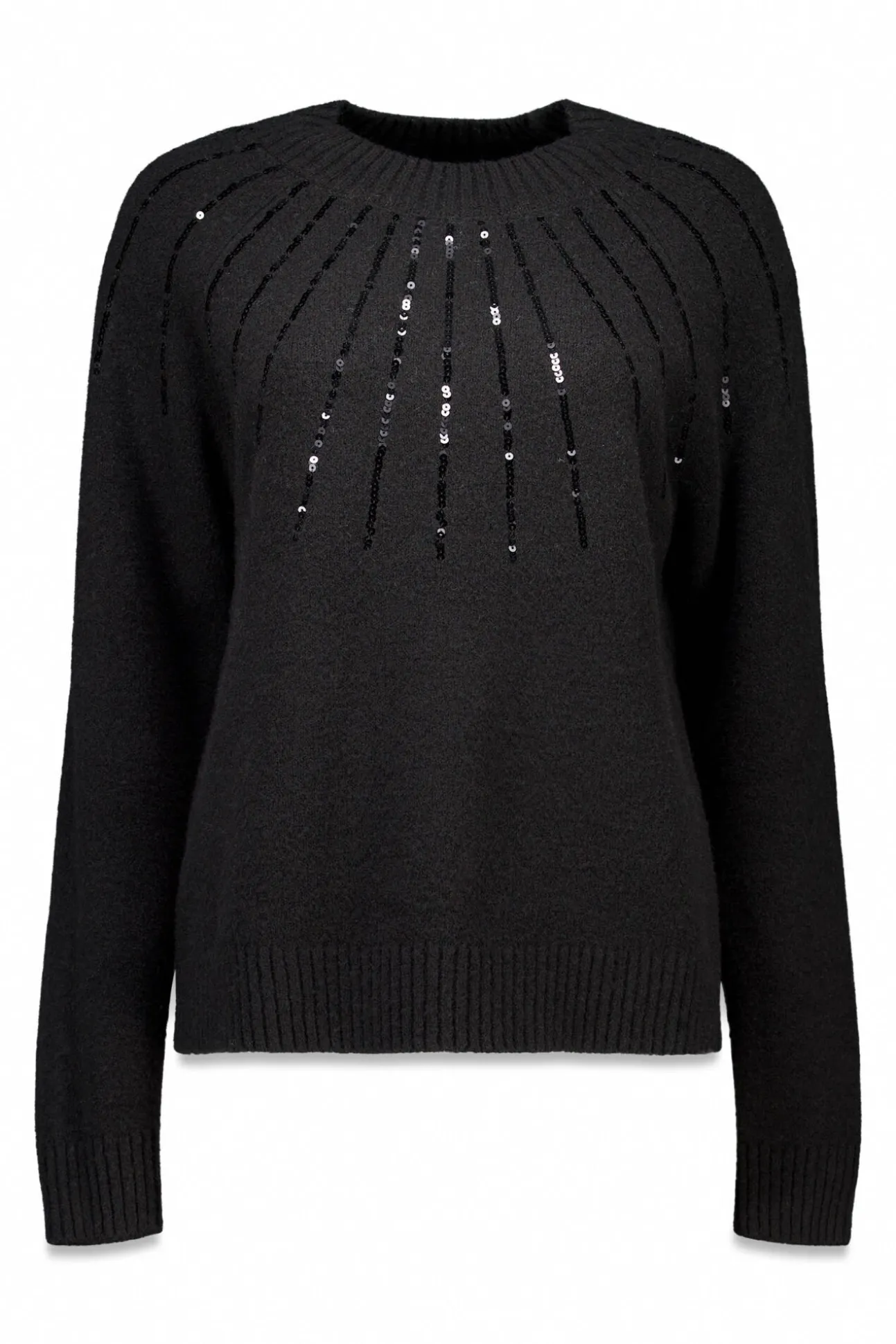 Jersey delantero lentejuelas.