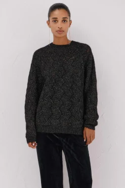 Jersey delantero lentejuelas.