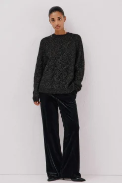 Jersey delantero lentejuelas.