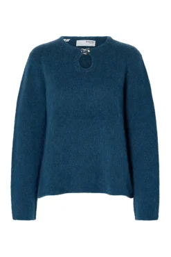 Jersey detalle metálico alpaca y lana