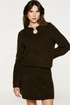 Jersey detalle metálico alpaca y lana