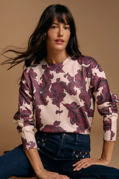 Jersey estampado lurex Isaline