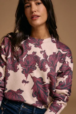 Jersey estampado lurex Isaline