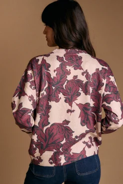 Jersey estampado lurex Isaline