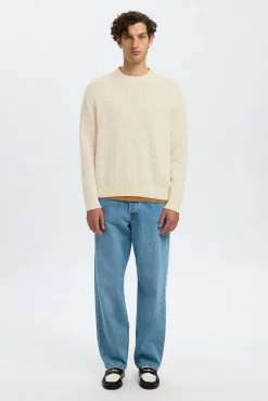 Jersey estructura 100% algodón orgánico.