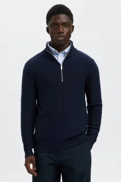 Jersey estructura media cremallera 100% algodón orgánico.