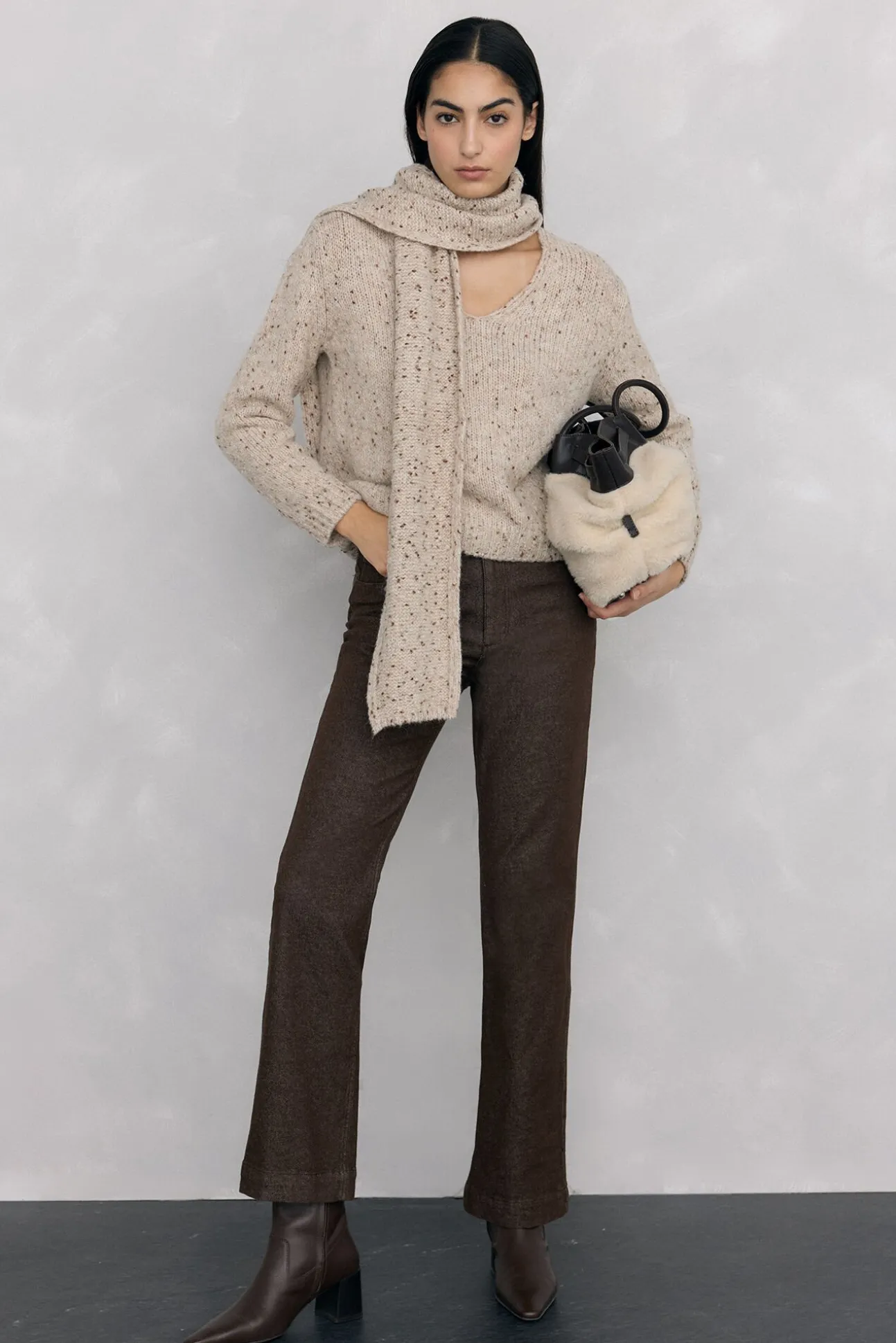 Jersey fantasía bufanda