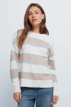 Jersey franjas relieve multi color