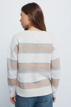 Jersey franjas relieve multi color