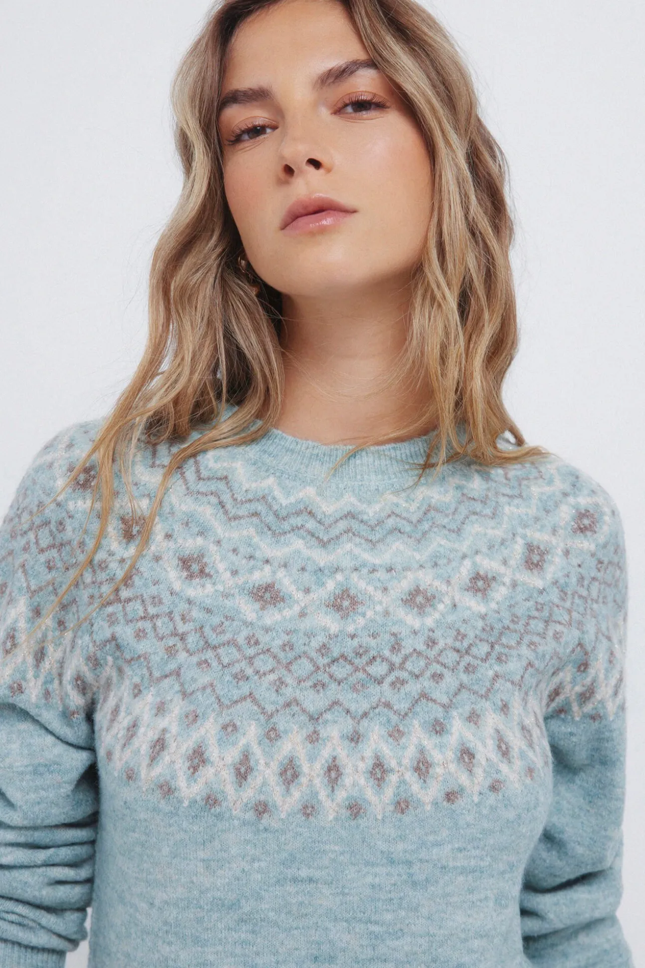 Jersey jacquard cenefa