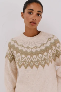 Jersey jacquard Fair Isle