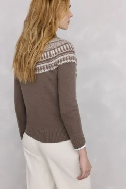 Jersey jacquard geométrico