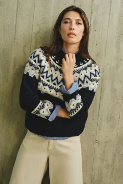 Jersey jacquard posicional.