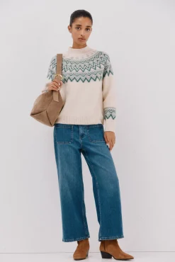 Jersey jacquard posicional.