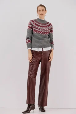 Jersey jacquard posicional.