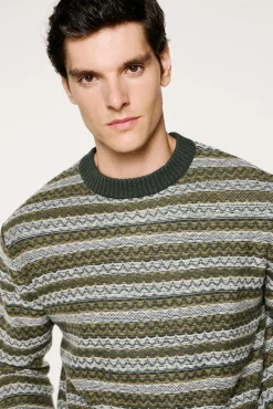 Jersey lana cuello caja