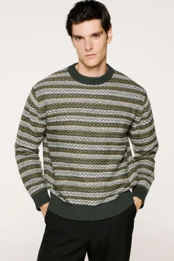 Jersey lana cuello caja