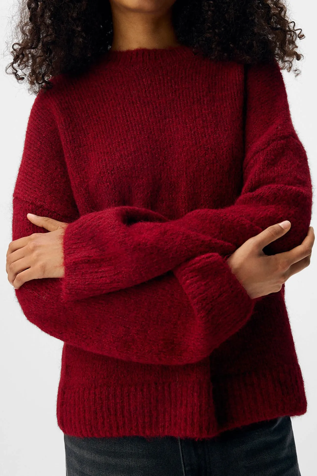 Jersey lana cuello redondo