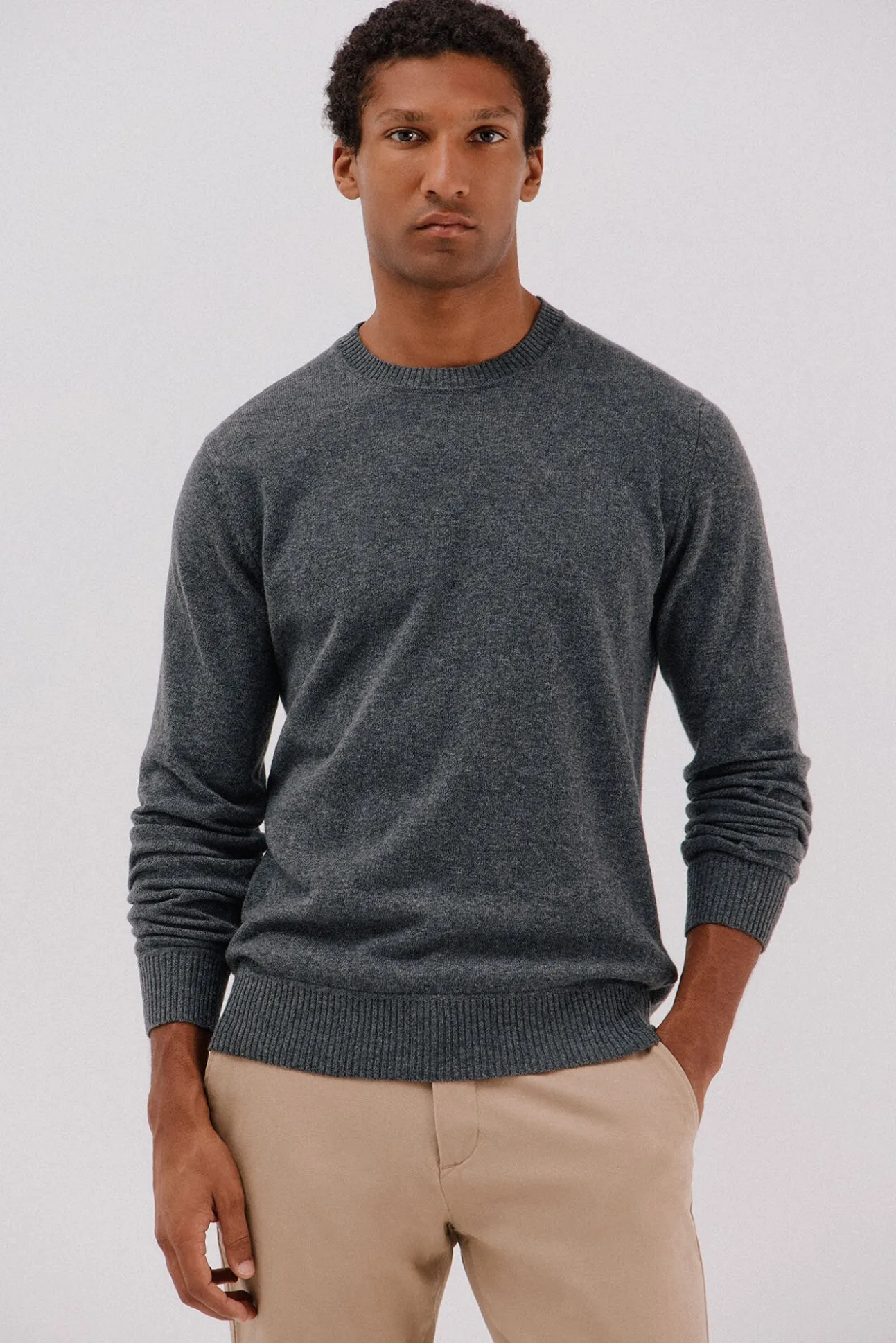 Jersey lana lambswool cuello redondo