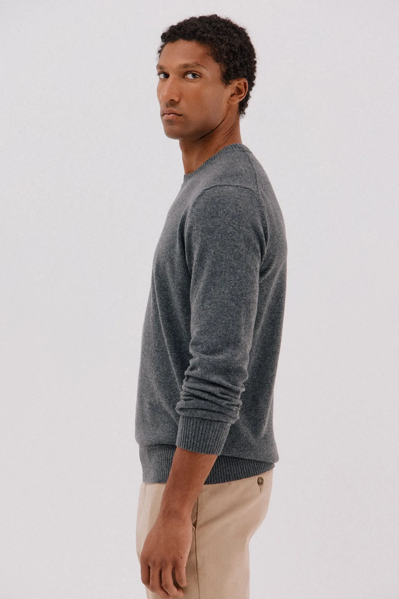 Jersey lana lambswool cuello redondo