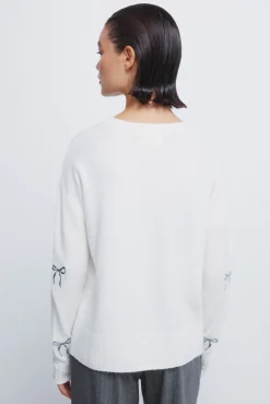 Jersey lazos lentejuelas