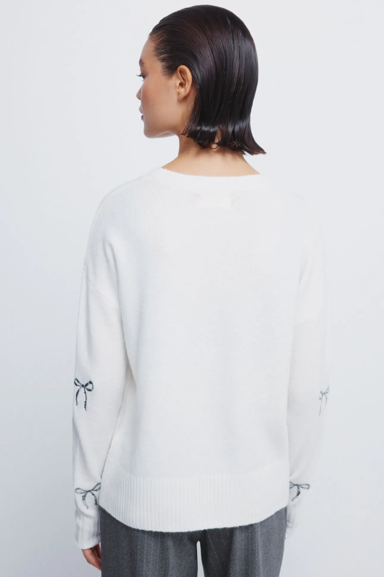 Jersey lazos lentejuelas