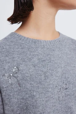 Jersey lazos lentejuelas