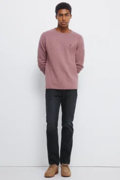 Jersey liso cuello rulo