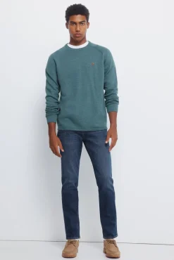 Jersey liso cuello rulo