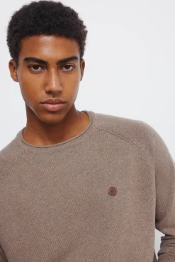 Jersey liso cuello rulo