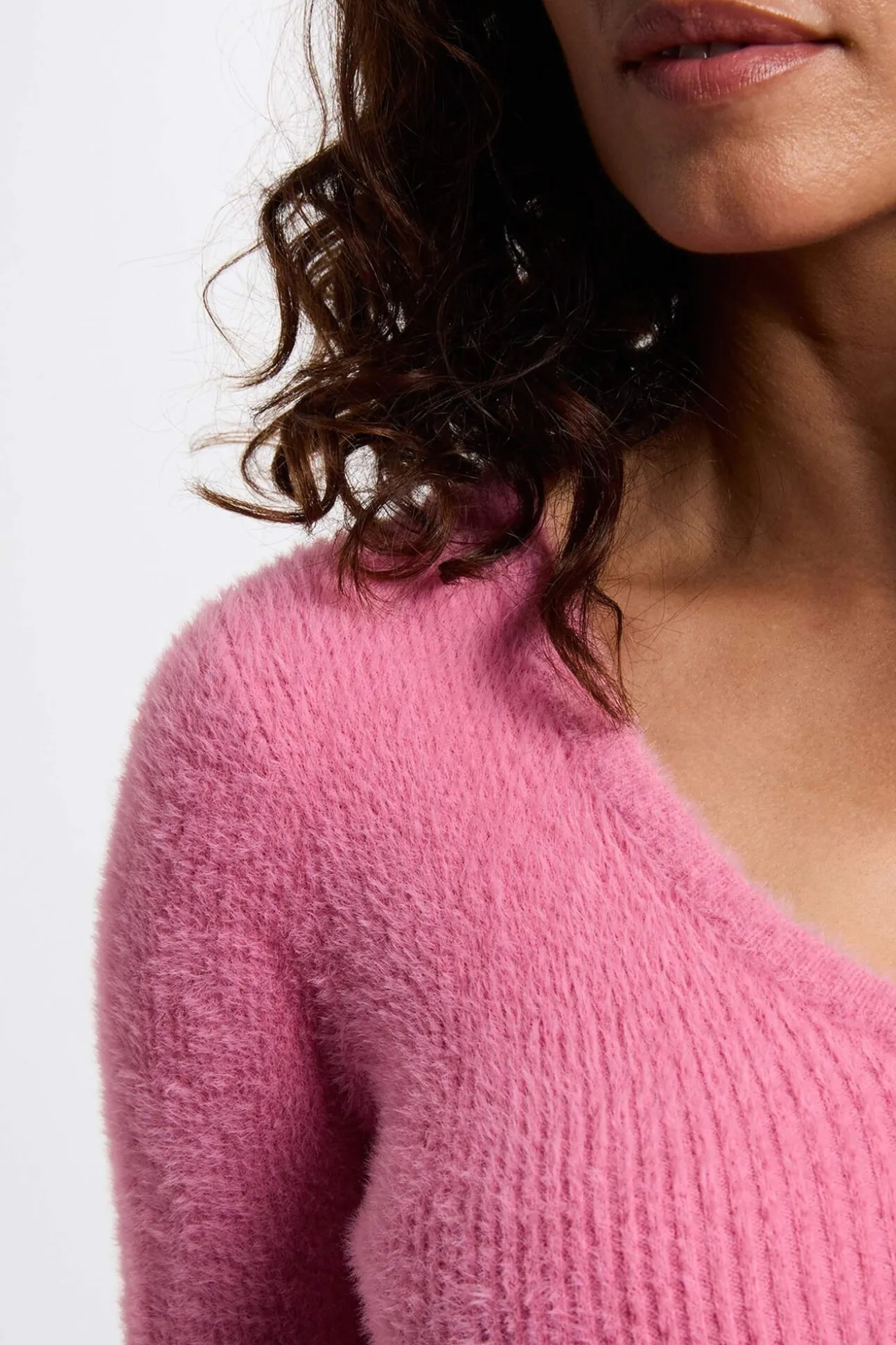 Jersey manga larga punto aterciopelado