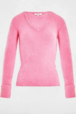 Jersey manga larga punto aterciopelado