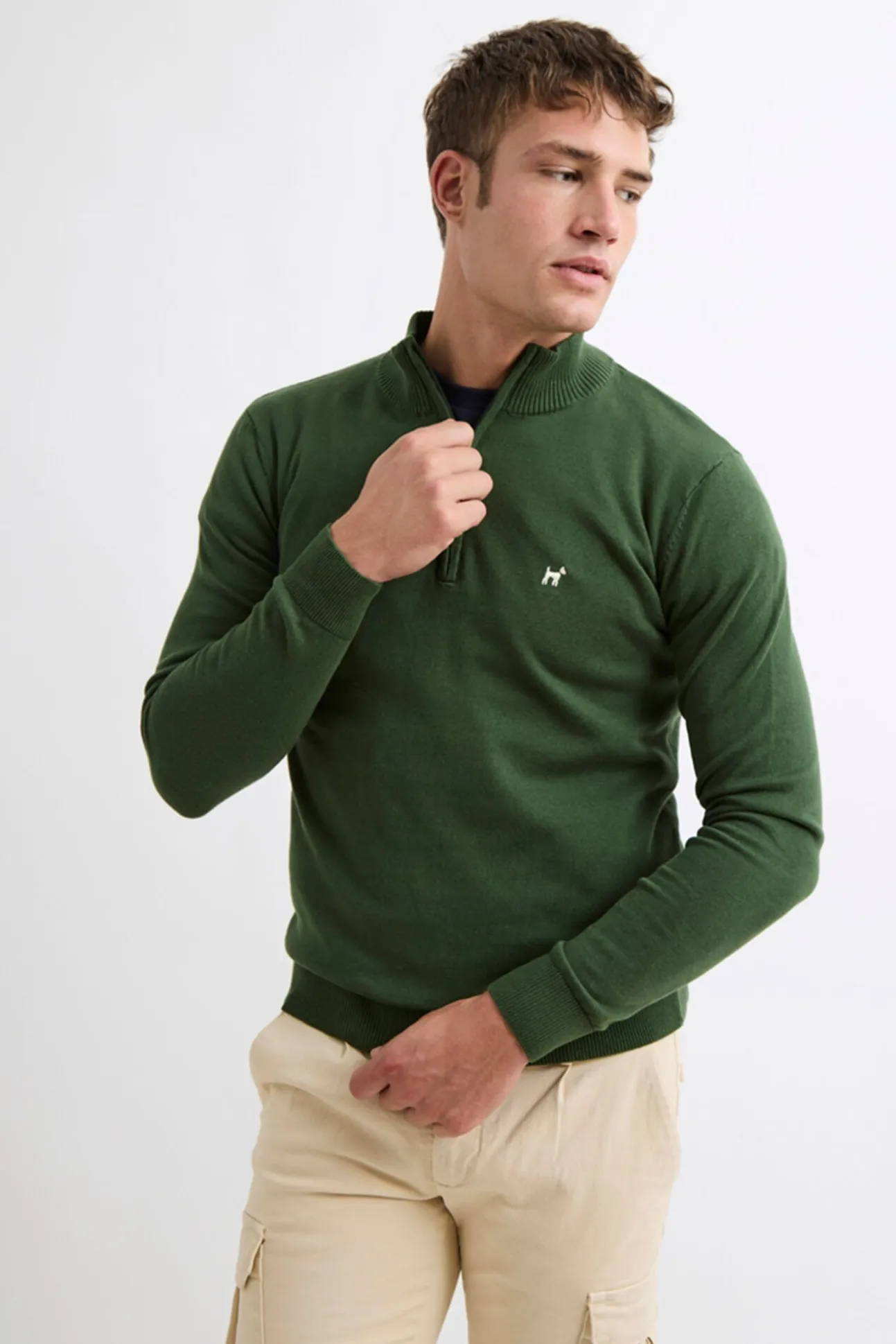 Jersey Media Cremallera