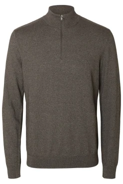 Jersey media cremallera 100% algodón.