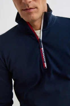 Jersey Media Cremallera Contraste