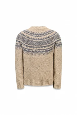 Jersey navideño jacquard cuello caja