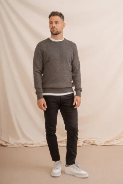 Jersey Nudos Cuello Caja