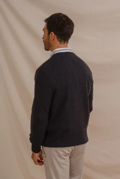 Jersey Nudos Cuello Caja