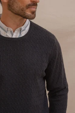 Jersey Nudos Cuello Caja