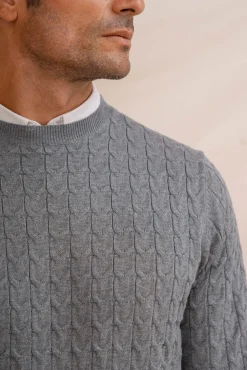 Jersey Nudos Cuello Caja