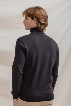 Jersey Nudos Cuello Vuelto