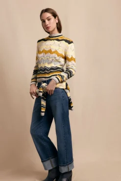 Jersey ondas multicolor