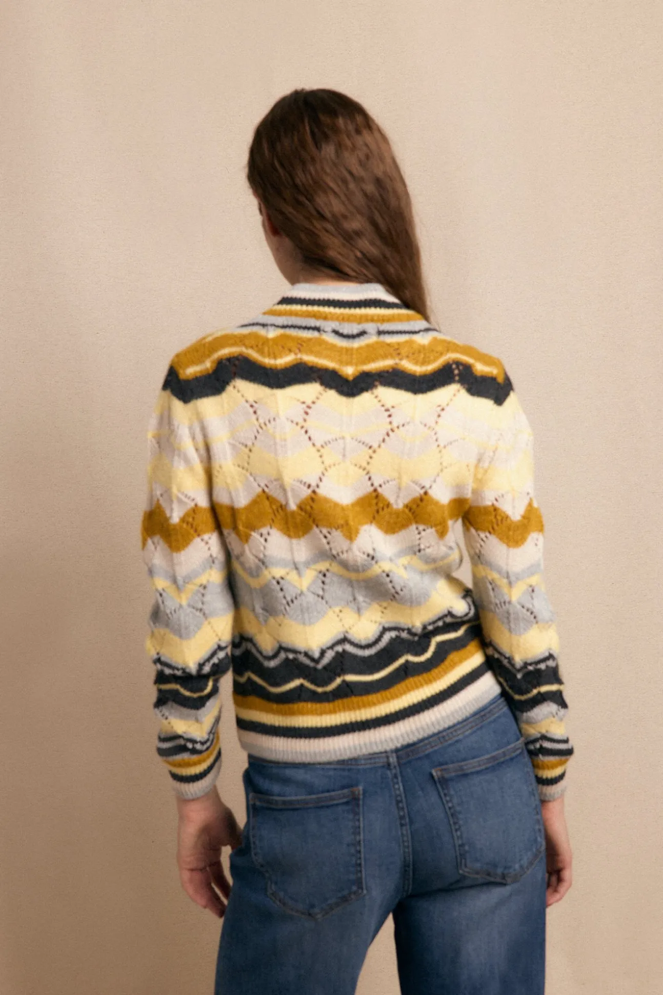 Jersey ondas multicolor